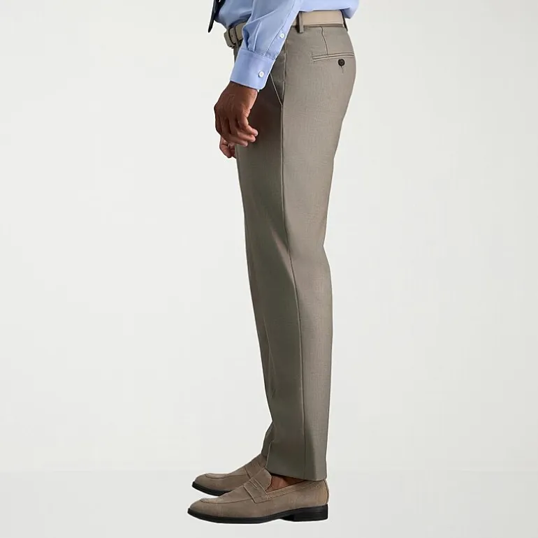 Haggar JMH Premium Stretch Mens Slim Fit Dress Flat Front Pant