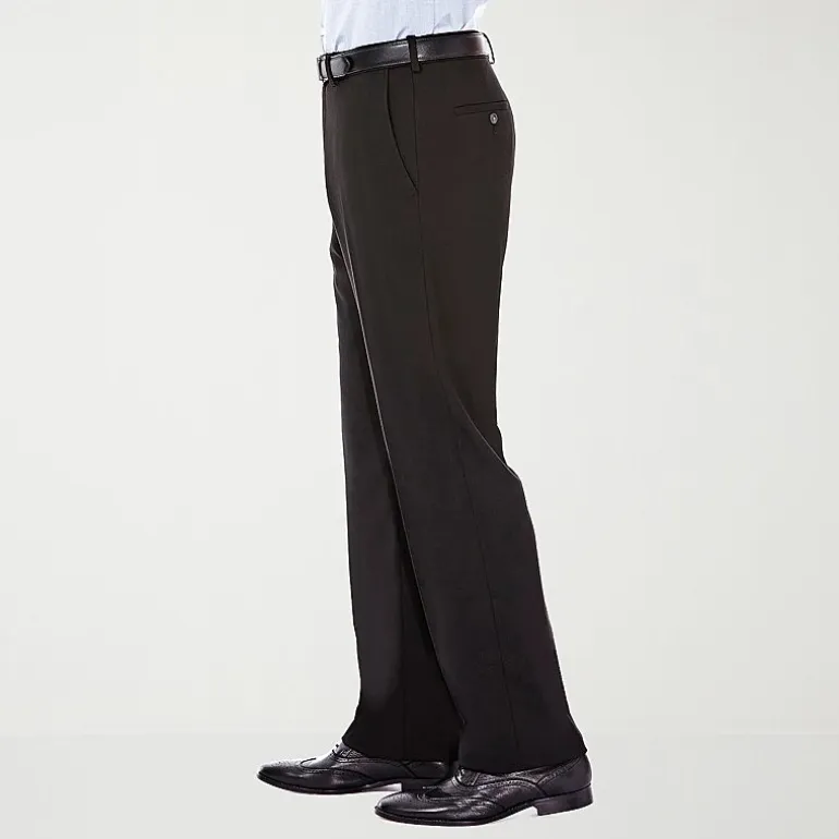 Haggar JMH Premium Stretch Mens Classic Fit Flat Front Suit Pant
