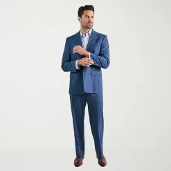 Haggar JMH Premium Stretch Mens Classic Fit Flat Front Suit Pant