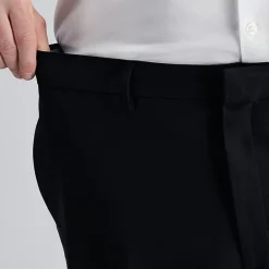 Haggar JMH Tailored Mens Big and Tall Stretch Fabric Modern Fit Flat Front Suit Pant