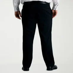 Haggar JMH Tailored Mens Big and Tall Stretch Fabric Modern Fit Flat Front Suit Pant