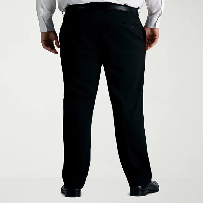 Haggar JMH Tailored Mens Big and Tall Stretch Fabric Modern Fit Flat Front Suit Pant