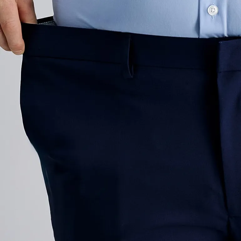 Haggar JMH Tailored Mens Big and Tall Stretch Fabric Modern Fit Flat Front Suit Pant