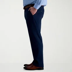 Haggar JMH Tailored Mens Big and Tall Stretch Fabric Modern Fit Flat Front Suit Pant