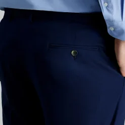 Haggar JMH Tailored Mens Big and Tall Stretch Fabric Modern Fit Flat Front Suit Pant