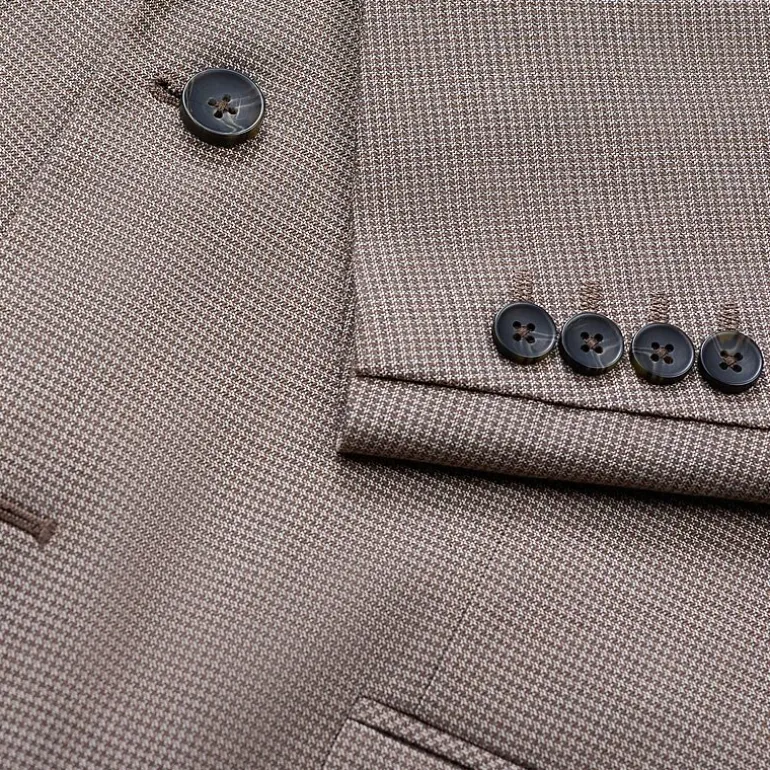 Haggar JMH Tailored Mini Dobby Mens Stretch Fabric Modern Fit Sport Coat