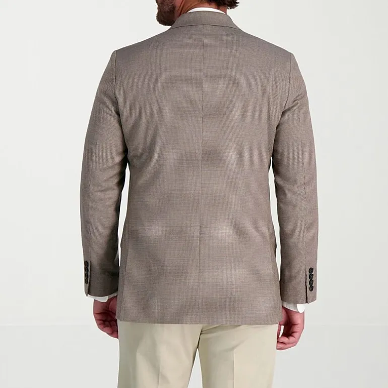 Haggar JMH Tailored Mini Dobby Mens Stretch Fabric Modern Fit Sport Coat