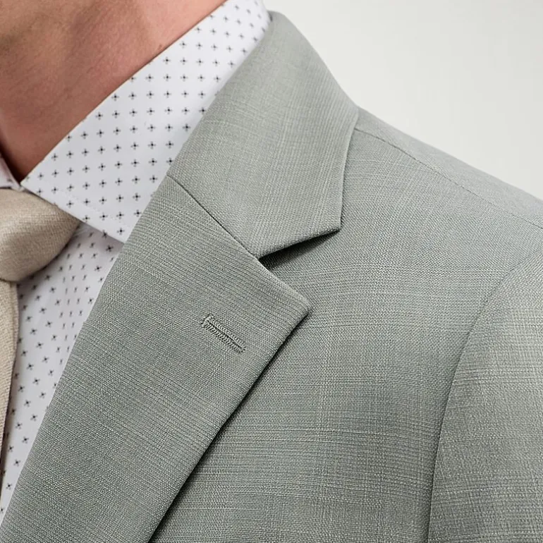 Haggar JMH Tailored Prince Of Wales Mens Plaid Modern Fit Sport Coat