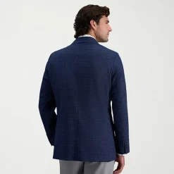 Haggar JMH Tailored Prince Of Wales Mens Plaid Modern Fit Sport Coat