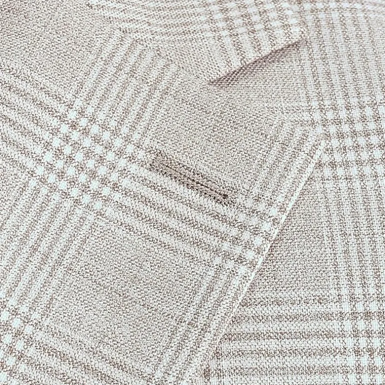 Haggar JMH Tailored Prince Of Wales Mens Plaid Modern Fit Sport Coat