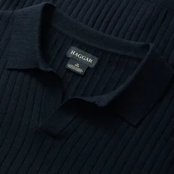 Haggar Johnny Collar Big and Tall Mens Short Sleeve Polo Sweater