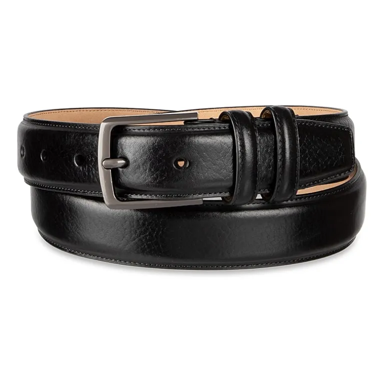 Haggar Leather 32mm Dress Mens Belt