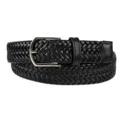 Haggar Leather 35mm Lace Mens Belt