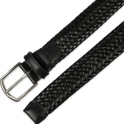 Haggar Leather 35mm Lace Mens Belt