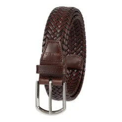 Haggar Leather 35mm Lace Mens Belt