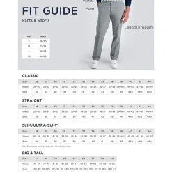 Haggar Life Khaki Comfort Chino Mens Straight Fit Flat Front Pant