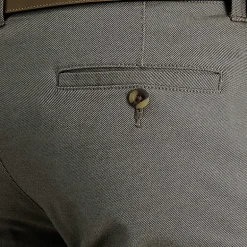 Haggar Life Khaki Comfort Chino Mens Straight Fit Flat Front Pant