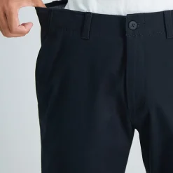 Haggar Life Khaki Comfort Chino Mens Comfort Waistband Straight Fit Flat Front Pant