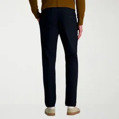 Haggar Life Khaki Flex Mens Comfort Waistband Straight Fit Flat Front Pant