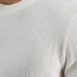 Haggar Mens Crew Neck Long Sleeve Pullover Sweater