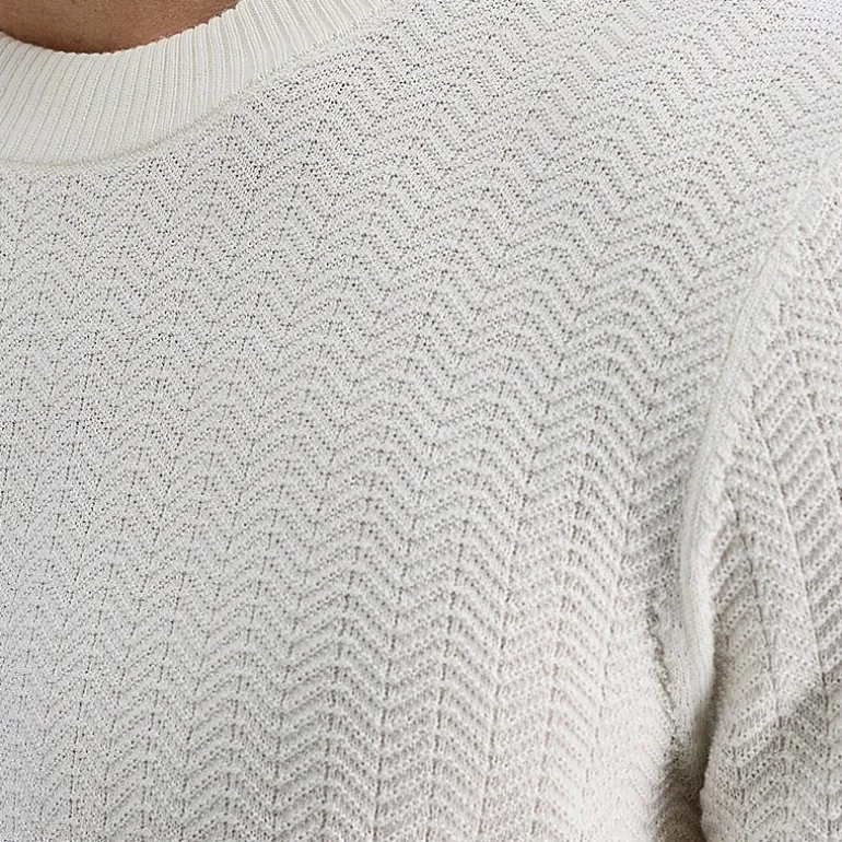 Haggar Mens Crew Neck Long Sleeve Pullover Sweater