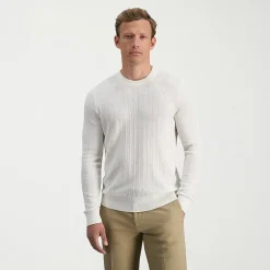 Haggar Mens Crew Neck Long Sleeve Pullover Sweater