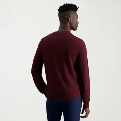 Haggar Mens Crew Neck Long Sleeve Pullover Sweater