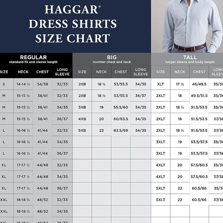 Haggar Mens Slim Fit Wrinkle Free Long Sleeve Dress Shirt
