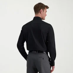 Haggar Mens Slim Fit Wrinkle Free Long Sleeve Dress Shirt