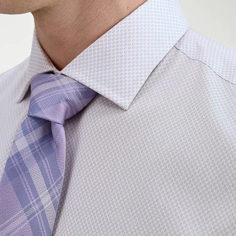 Haggar Mens Slim Fit Wrinkle Free Long Sleeve Dress Shirt