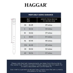 Haggar 35mm Fabric Mens Belt