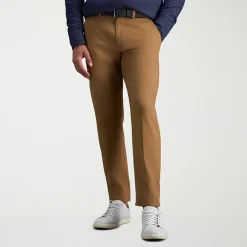 Haggar Modern Stretch Herringbone Mens Regular Fit Flat Front Pant