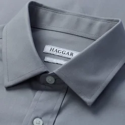 Haggar Premium Comfort Big and Tall Mens Classic Fit Easy Care Stretch Fabric Long Sleeve Dress Shirt