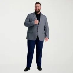 Haggar Premium Comfort Big and Tall Mens Classic Fit Easy Care Stretch Fabric Long Sleeve Dress Shirt