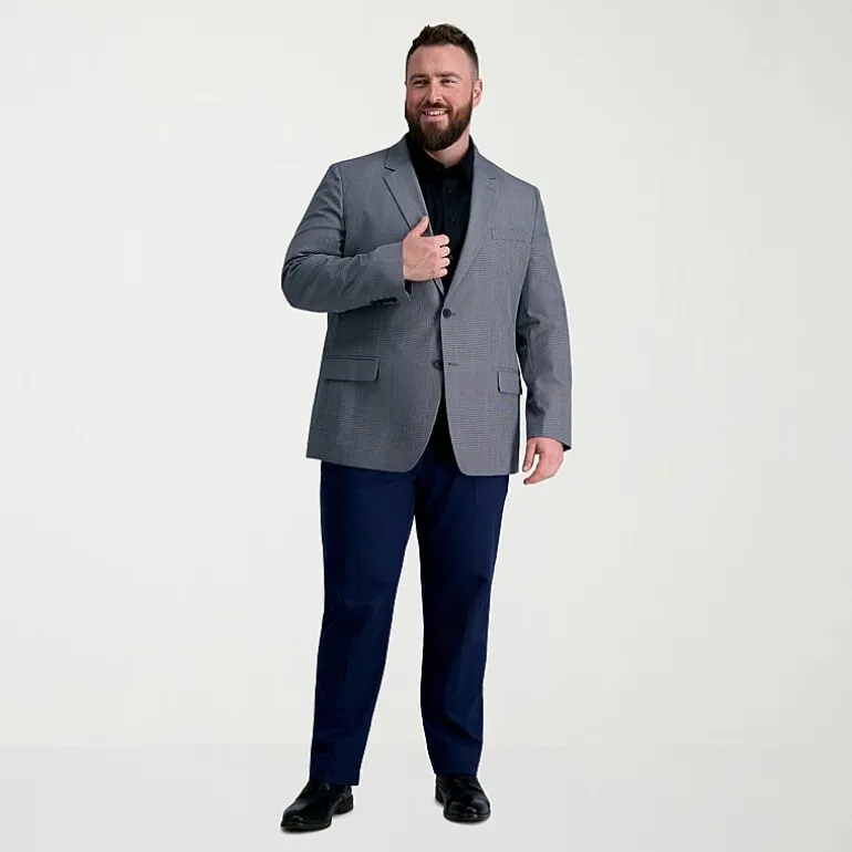 Haggar Premium Comfort Big and Tall Mens Classic Fit Easy Care Stretch Fabric Long Sleeve Dress Shirt