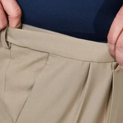 Haggar Premium Comfort Expandable Waist Mens Classic Fit Big and Tall Dress Pleated Pant