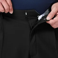 Haggar Premium Comfort Expandable Waist Mens Classic Fit Big and Tall Dress Pleated Pant