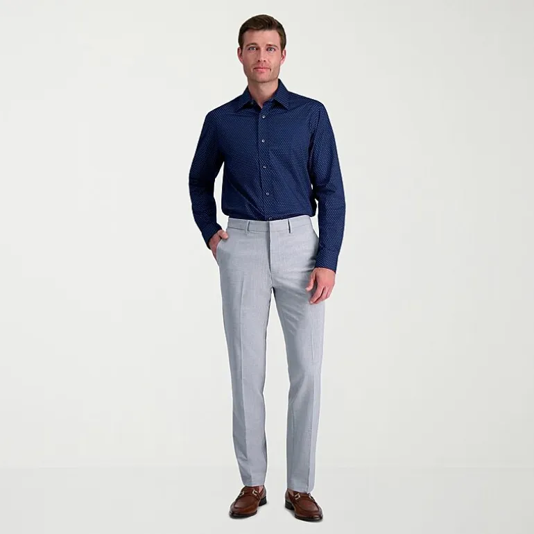 Haggar Premium Comfort Mens Classic Fit Easy Care Long Sleeve Dress Shirt