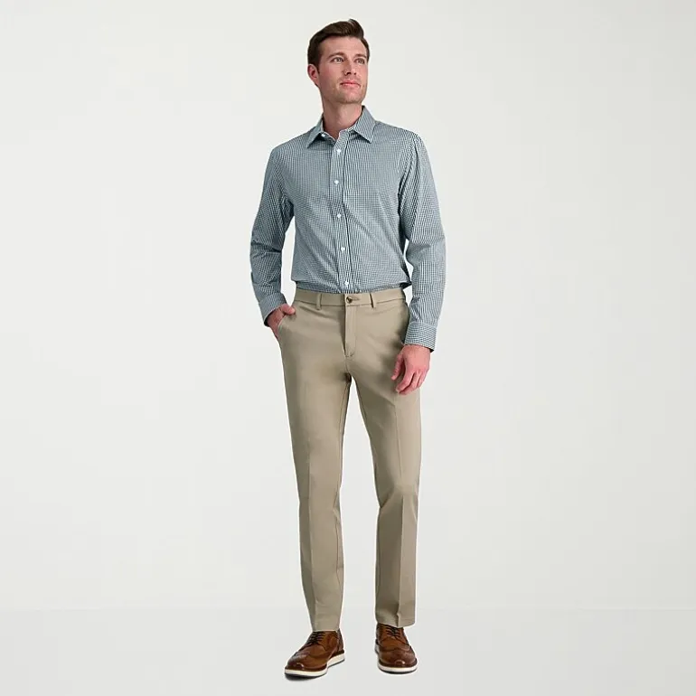 Haggar Premium Comfort Mens Classic Fit Easy Care Long Sleeve Dress Shirt