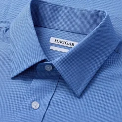 Haggar Premium Comfort Mens Classic Fit Easy Care Long Sleeve Dress Shirt