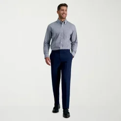 Haggar Premium Comfort Mens Classic Fit Easy Care Long Sleeve Dress Shirt