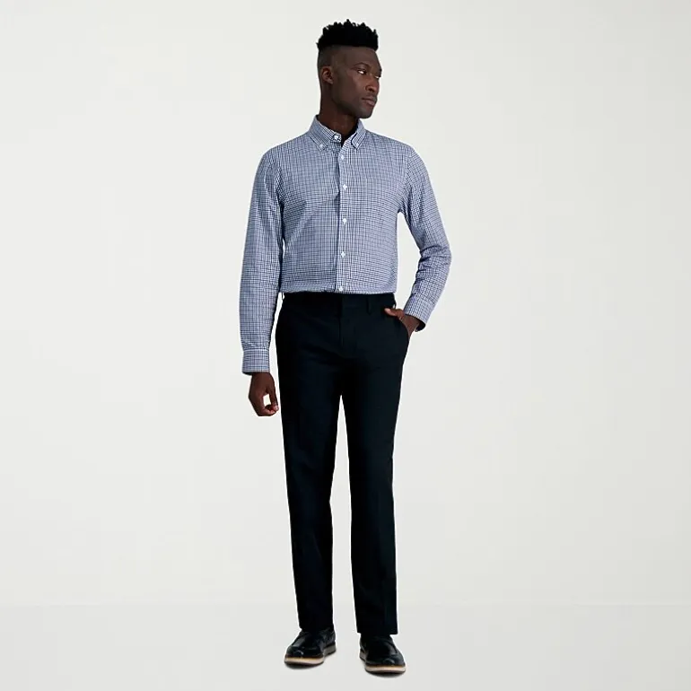 Haggar Premium Comfort Mens Classic Fit Easy Care Long Sleeve Dress Shirt