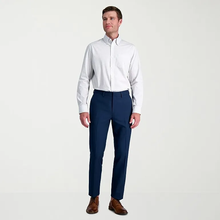 Haggar Premium Comfort Mens Classic Fit Easy Care Long Sleeve Dress Shirt