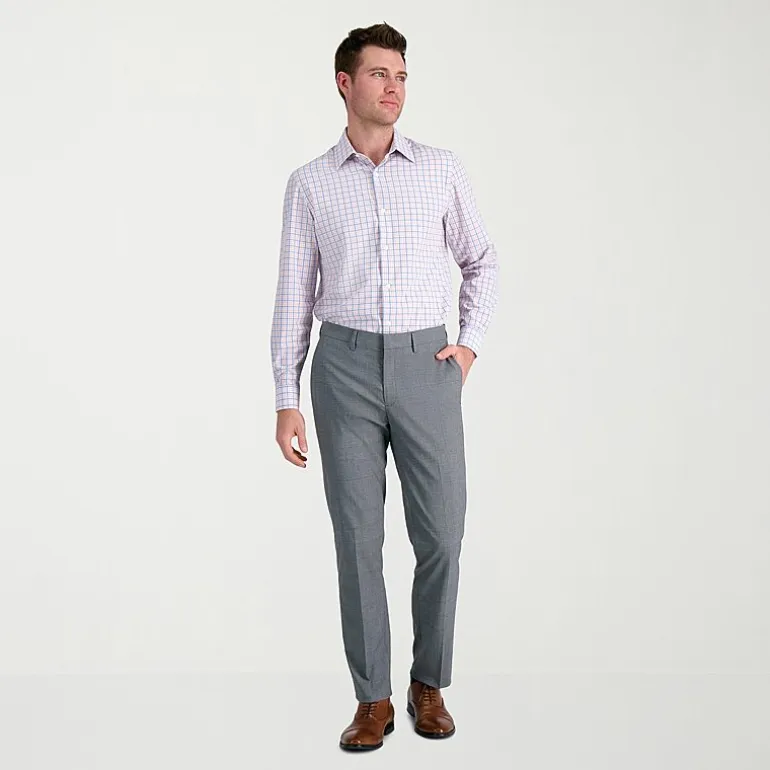 Haggar Premium Comfort Mens Classic Fit Easy Care Long Sleeve Dress Shirt