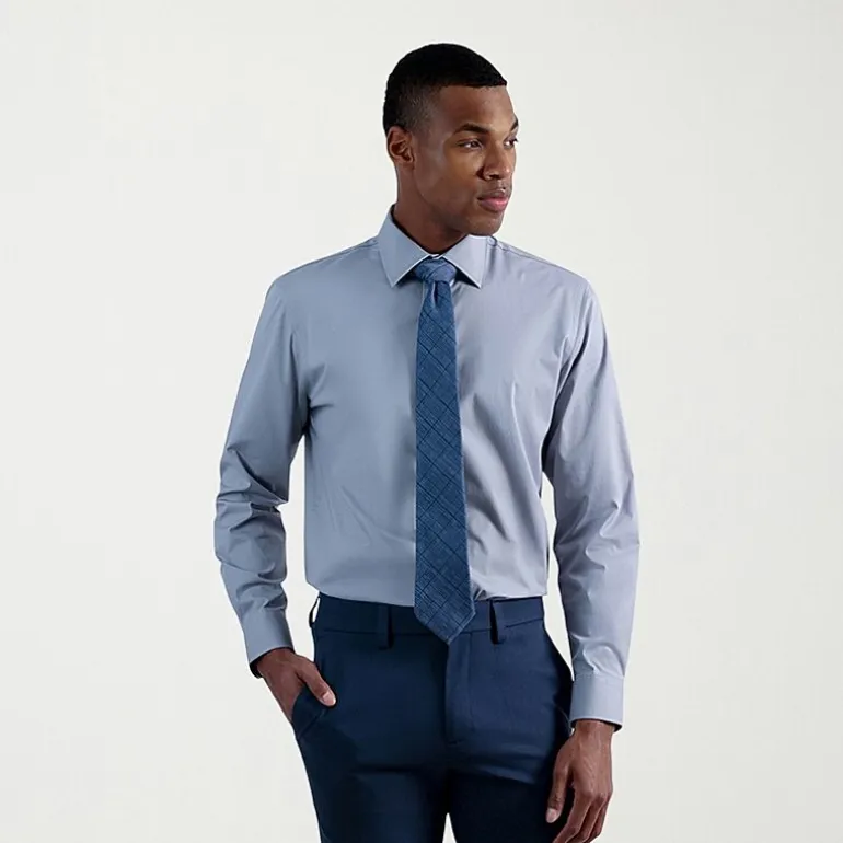 Haggar Premium Comfort Mens Classic Fit Easy Care Long Sleeve Dress Shirt