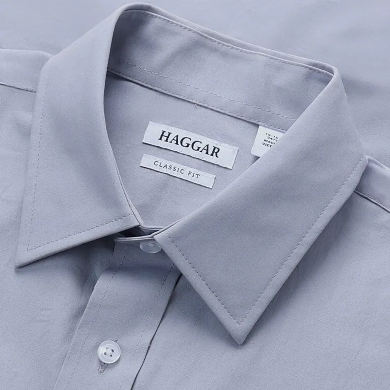 Haggar Premium Comfort Mens Classic Fit Easy Care Long Sleeve Dress Shirt
