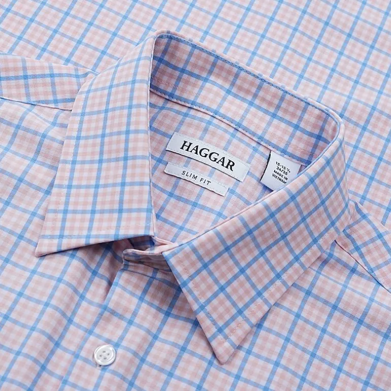 Haggar Premium Comfort Mens Classic Fit Easy Care Long Sleeve Dress Shirt