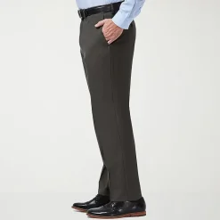 Haggar Premium Comfort Mens Classic Fit Dress Flat Front Pant