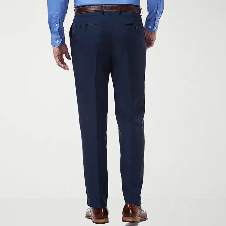 Haggar Premium Comfort Mens Classic Fit Dress Flat Front Pant