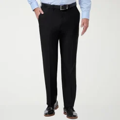Haggar Premium Comfort Mens Classic Fit Dress Flat Front Pant